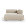 FLAKE couch: element right divan, corduroy rib, hay