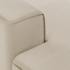FLAKE couch: element left longchair, corduroy rib, hay - Image 3
