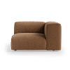 FLAKE couch: element right, corduroy velvet, aged gold
