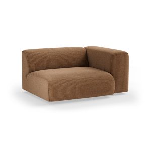 Alternative view of FLAKE couch: element right XL, corduroy velvet, aged gold