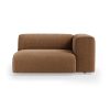 FLAKE couch: element right XL, corduroy velvet, aged gold