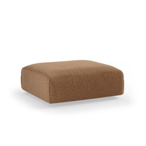 Alternative view of FLAKE couch: element hocker, corduroy velvet, aged gold