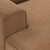 FLAKE couch: element left divan, corduroy velvet, aged gold - Image 3