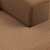 FLAKE couch: element right divan, corduroy velvet, aged gold - Image 3