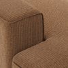 FLAKE couch: element left longchair, cord. velvet, aged gold - Image 3