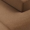 FLAKE couch: element right longchair, cord. velvet, aged gold - Image 3