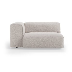 FLAKE couch: element left XL, sneak, light grey