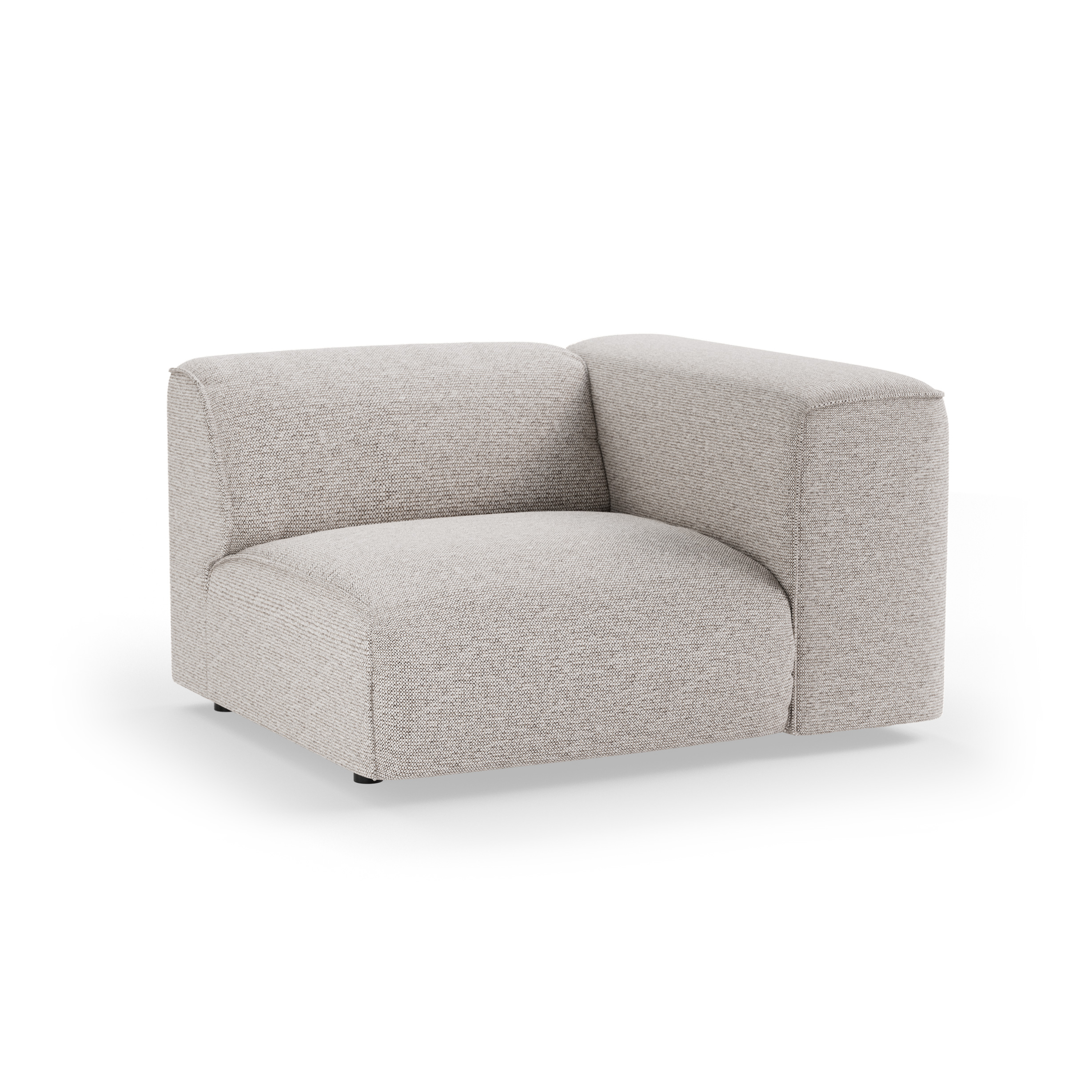FLAKE couch: element right, sneak, light grey - Image 2