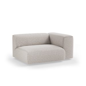 Alternative view of FLAKE couch: element right XL, sneak, light grey