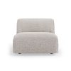 FLAKE couch: element middle, sneak, light grey