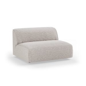 Alternative view of FLAKE couch: element middle XL, sneak, light grey