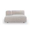 FLAKE couch: element left divan, sneak, light grey