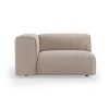 FLAKE couch: element left 1,5-seat, sneak, beige
