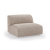 FLAKE couch: element middle 1,5-seat, sneak, beige - Image 2