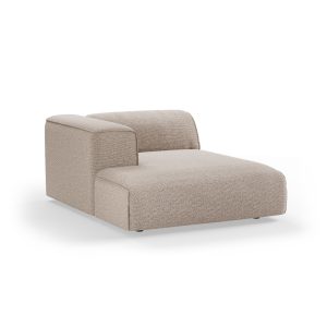 Alternative view of FLAKE couch: element left divan, sneak, beige