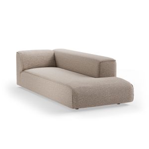 Alternative view of FLAKE couch: element right longchair, sneak, beige