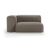 FLAKE couch: element left XL, pure, earth