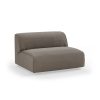 FLAKE couch: element middle 1,5-seat, pure, earth - Image 2