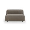 FLAKE couch: element middle XL, pure, earth