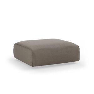 Alternative view of FLAKE couch: element hocker, pure, earth