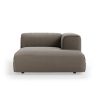 FLAKE couch: element right divan, pure, earth