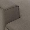 FLAKE couch: element left longchair, pure, earth - Image 3