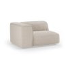 FLAKE couch: element left 1,5-seat, pure, ivory - Image 2