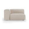 FLAKE couch: element left 1,5-seat, pure, ivory