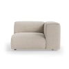 FLAKE couch: element right, pure, ivory