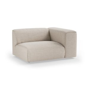 Alternative view of FLAKE couch: element right 1,5-seat, pure, ivory