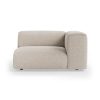FLAKE couch: element right 1,5-seat, pure, ivory