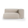 FLAKE couch: element right XL, pure, ivory