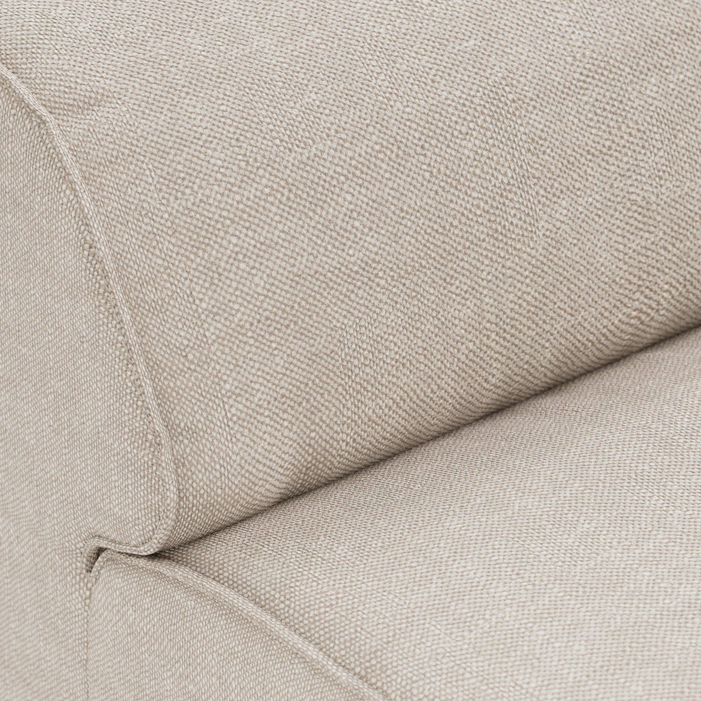 FLAKE couch: element middle 1,5-seat, pure, ivory - Image 3
