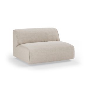 Alternative view of FLAKE couch: element middle XL, pure, ivory
