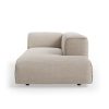 FLAKE couch: element right longchair, pure, ivory
