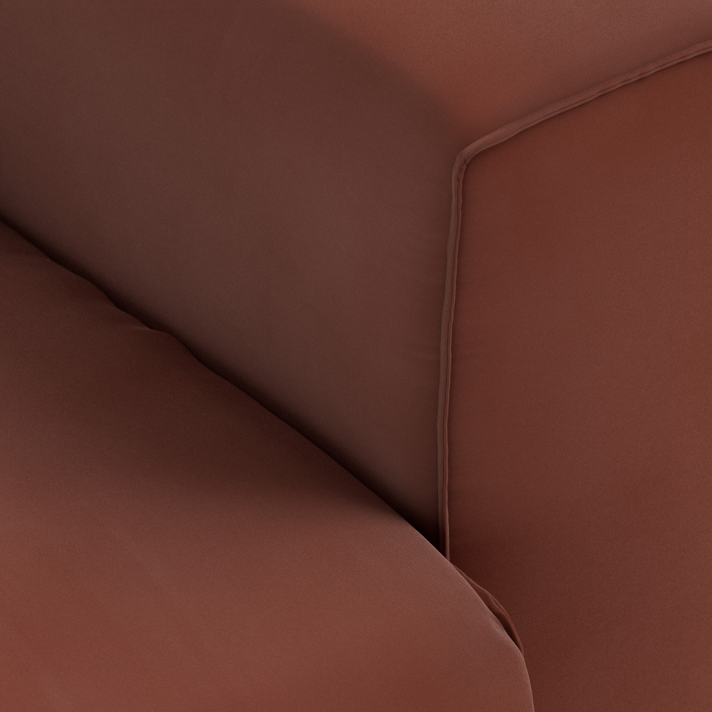 FLAKE couch: element right XL, royal velvet, magnolia - Image 3
