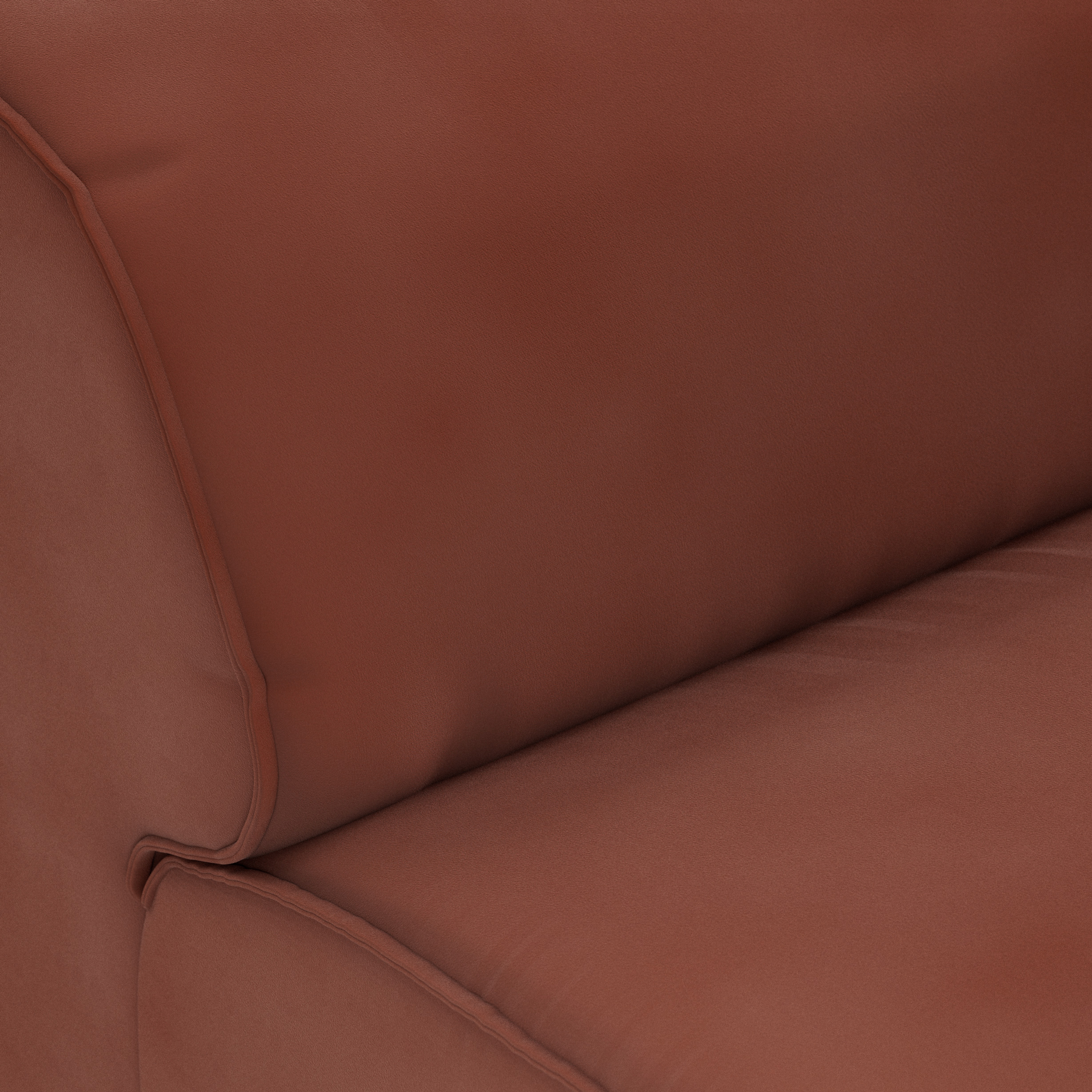 FLAKE couch: element middle 1,5-seat, royal velvet, magnolia - Image 3