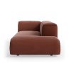 FLAKE couch: element right longchair, royal velvet, magnolia