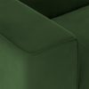 FLAKE couch: element left, royal velvet, green - Image 3