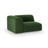 FLAKE couch: element left 1,5-seat, royal velvet, green - Image 2