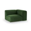 FLAKE couch: element right, royal velvet, green - Image 2