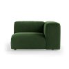 FLAKE couch: element right, royal velvet, green