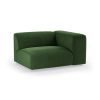 FLAKE couch: element right 1,5-seat, royal velvet, green - Image 2