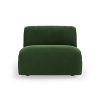 FLAKE couch: element middle, royal velvet, green