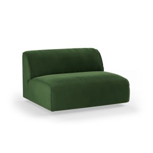 Alternative view of FLAKE couch: element middle XL, royal velvet, green