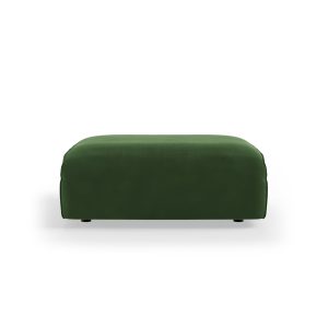 FLAKE couch: element hocker, royal velvet, green