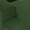 FLAKE couch: element left divan, royal velvet, green - Image 3