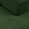 FLAKE couch: element right divan, royal velvet, green - Image 3