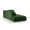 FLAKE couch: element left longchair, royal velvet, green - Image 2