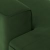 FLAKE couch: element left longchair, royal velvet, green - Image 3